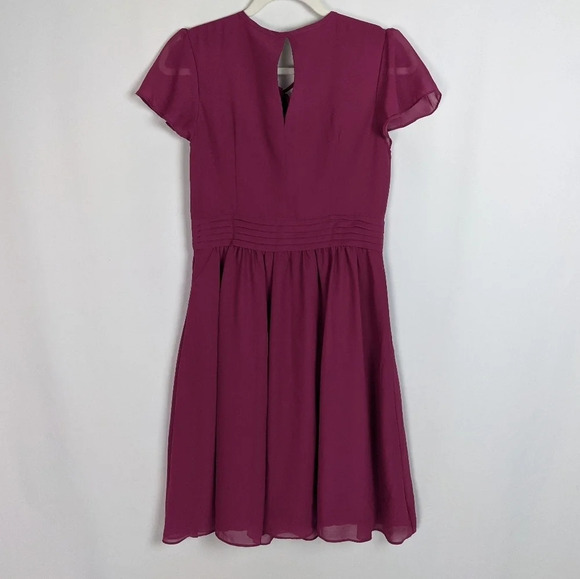 Modcloth Surplice A-Line Flutter Sleeves Dress - Picture 7 of 11